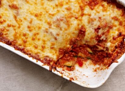 Lasagne avec sauce ratatouille