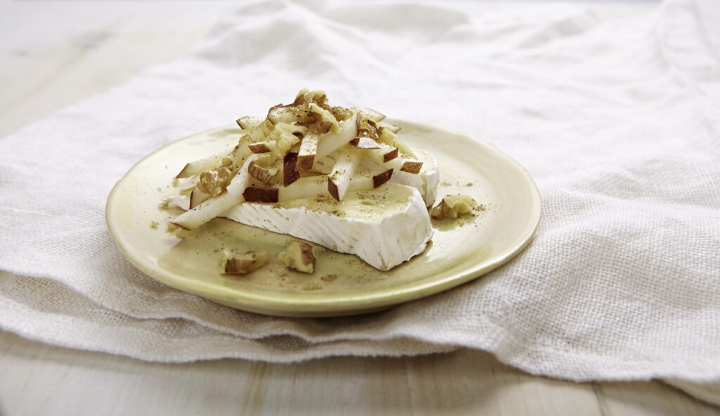 Pommes et brie