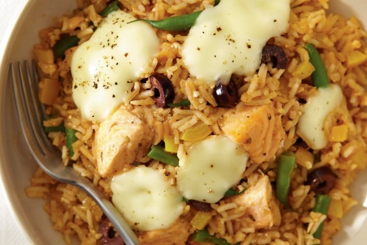 Bocconcini and Salmon Casserole