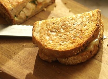 Grilled cheese au poulet