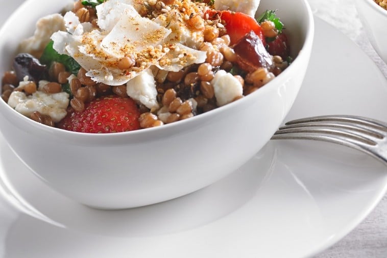 Wheat Berry Salad with Dukkah