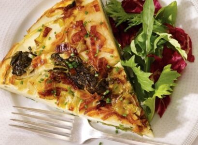 Omelette espagnole au Cheddar fumé