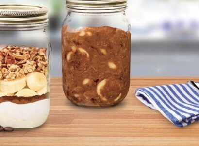 Petit-déjeuner en pot au café et mascarpone