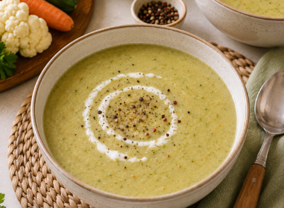 Soupe aux légumes du jardin
