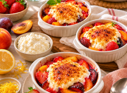 Gratin aux fruits d’été