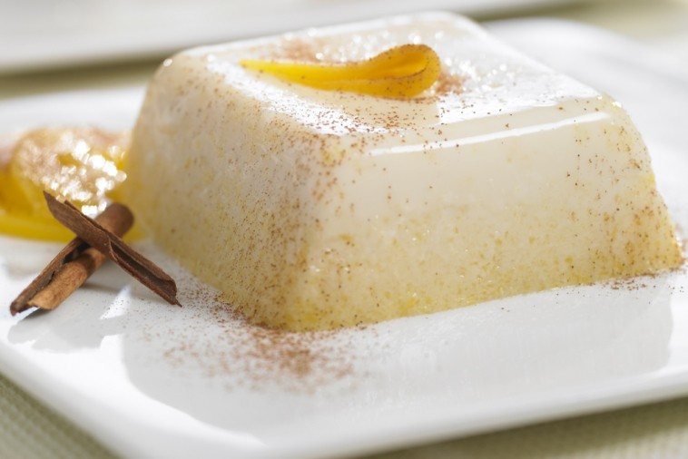 Honey Peach Panna Cotta